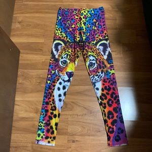 Lisa Frank style leggings